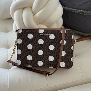 Michael Kors Brown Jet Set Crossbody Bag